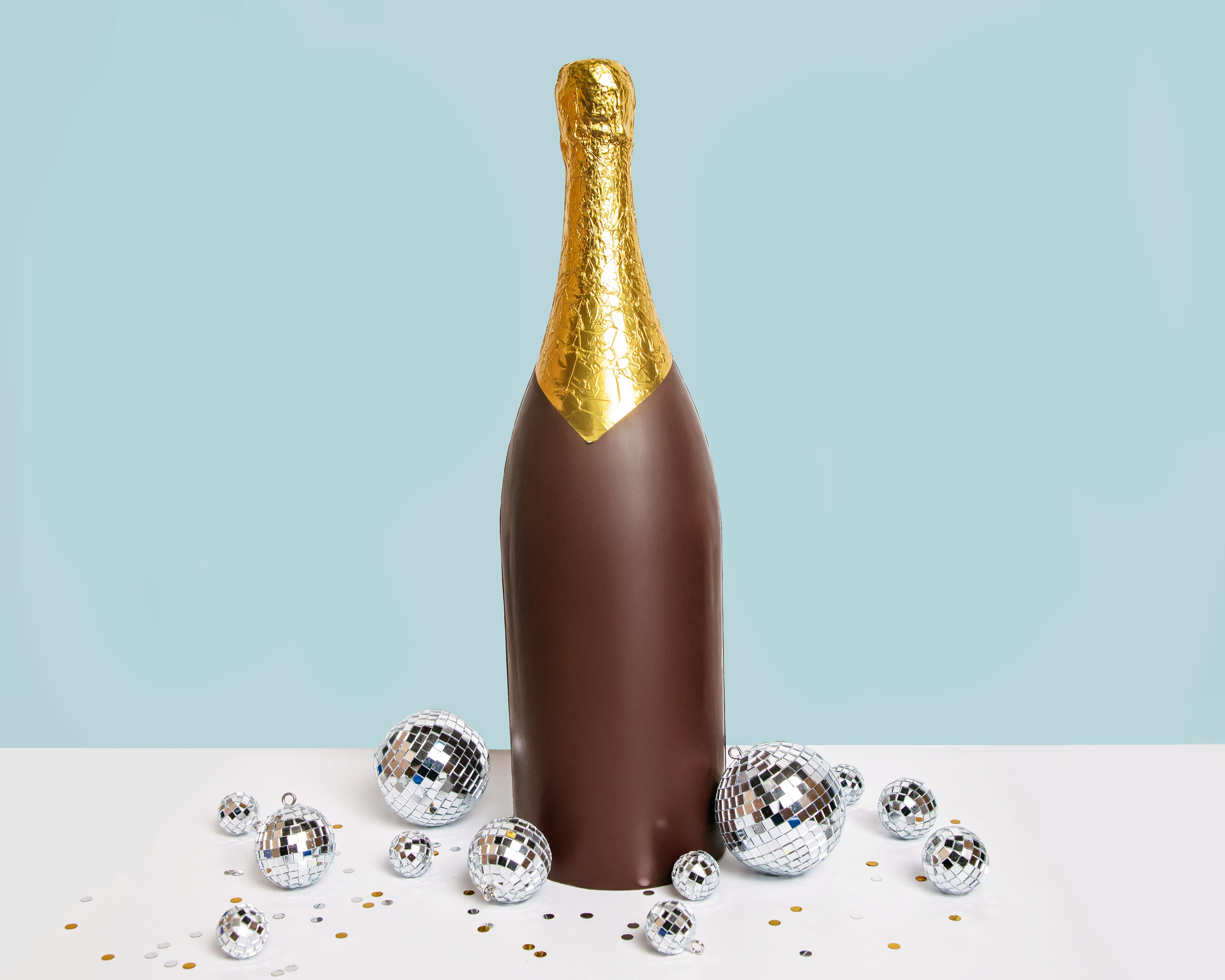 XL Chocolate Champagne Bottle | Li-Lac Chocolates