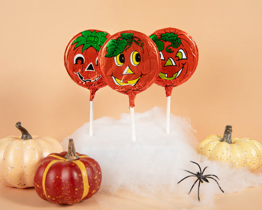 Foiled Pumpkin Pops (set of 4)