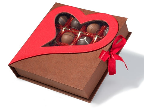 63-pc Chocolate Heart | Li-Lac Chocolates