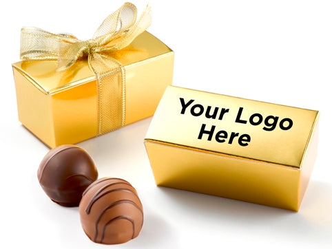 2 pc. Custom Logo Favor Box (50 Box Minimum)