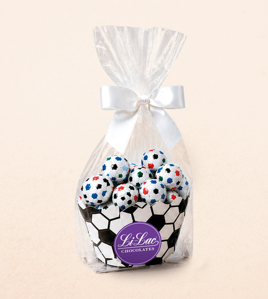 Foiled Mini Soccer Basket  (6 oz.)