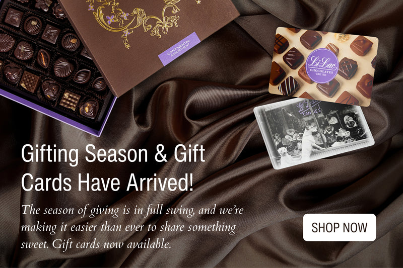 Chocolate Gift Card Certificate