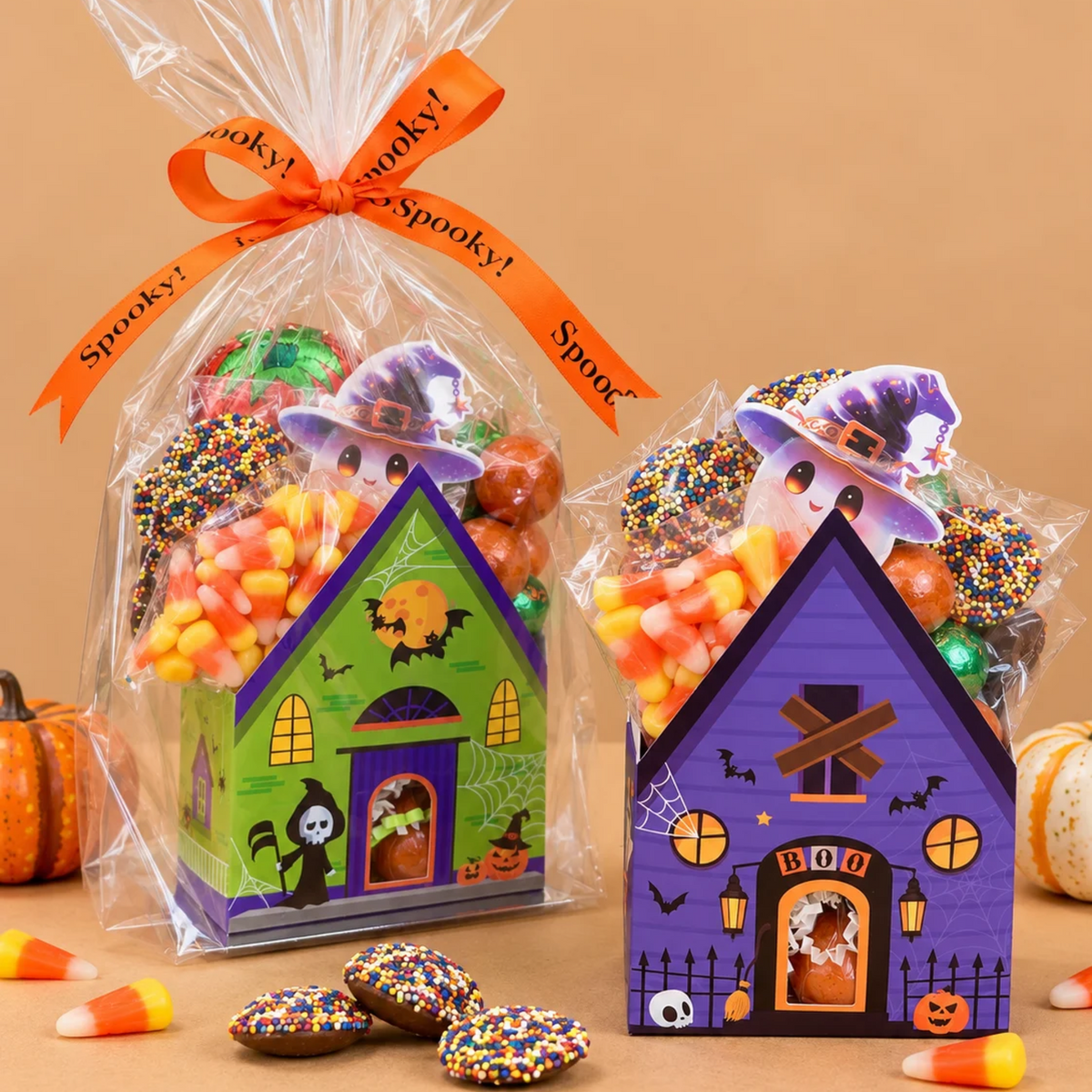 Halloween Haunted House Gift Basket