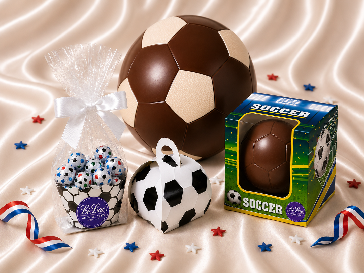 Foiled Mini Soccer Basket  (6 oz.)