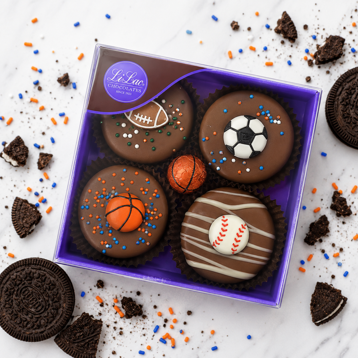 Sport Oreos Gift Box | Li-Lac Chocolates