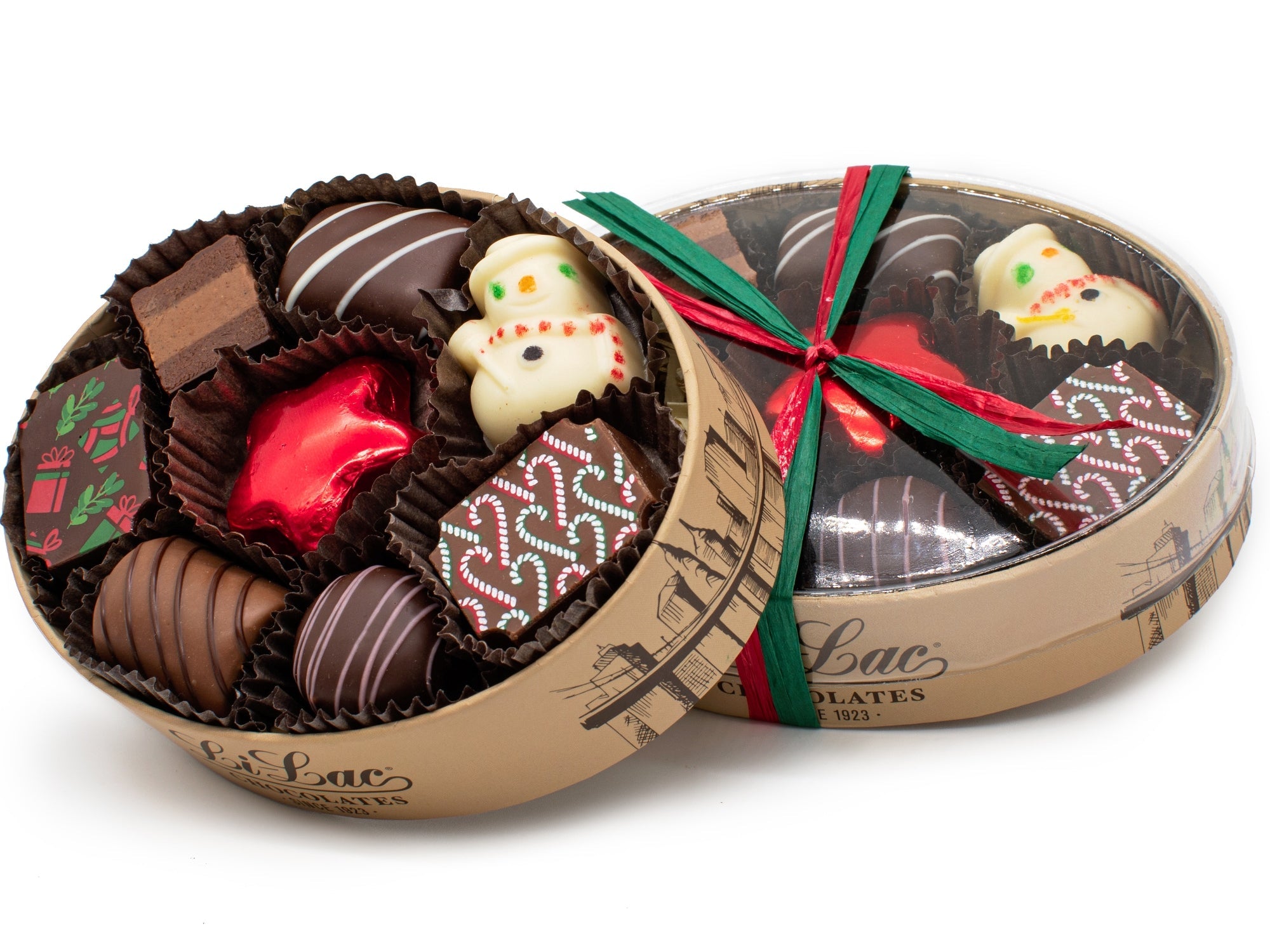 8-Piece Chocolate Christmas Box | Gourmet Quality | Li-Lac Chocolates