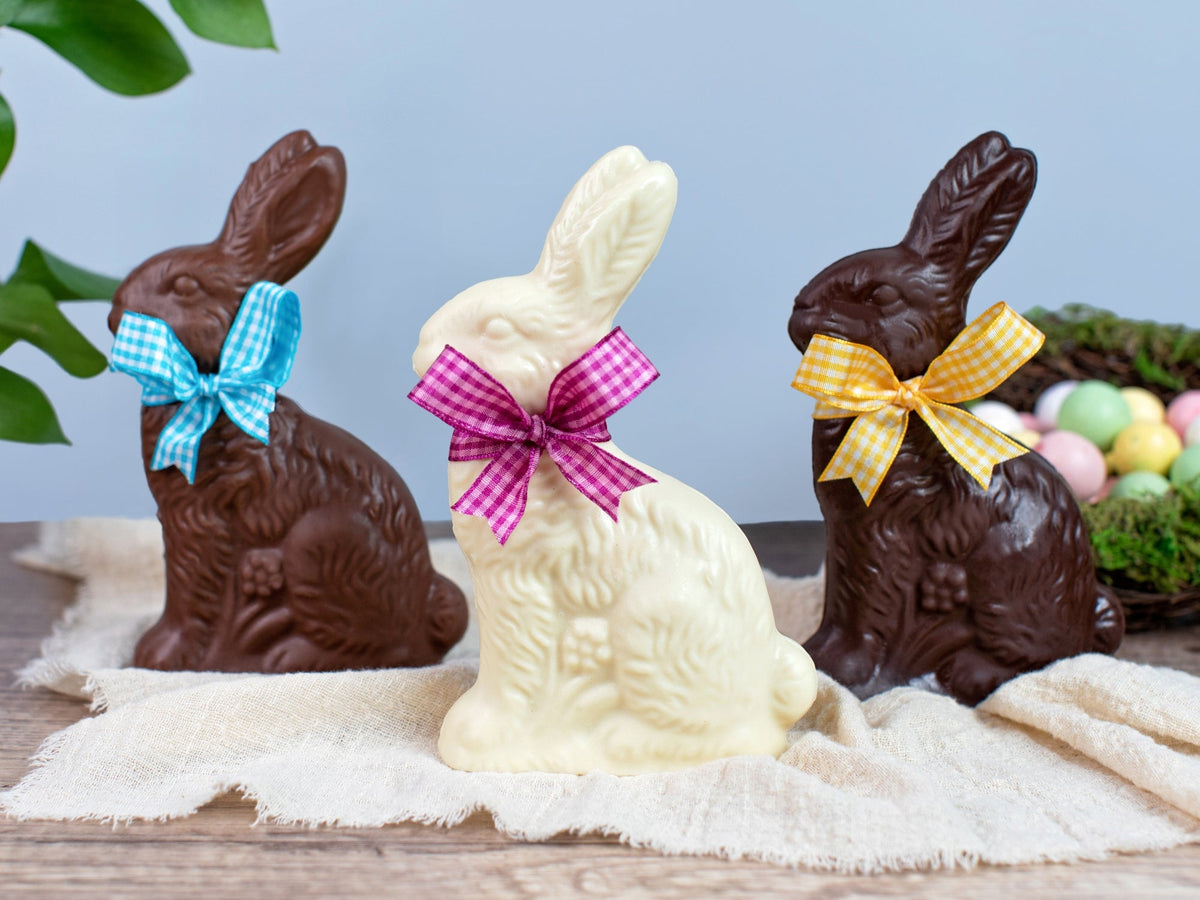 Chocolate Easter Bunny 10 oz. | Premium Quality | Li-Lac Chocolates