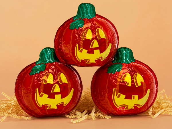 Foiled Chocolate Pumpkin (2 oz)