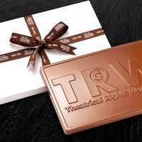 1 lb. Custom Logo Boxed Chocolate Bar (100 boxes)