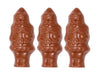 Little molded chocolates that look like Santa Claus.