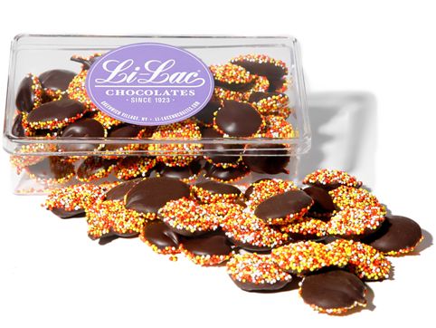 Fall Colors Nonpareils | Li-Lac Chocolates