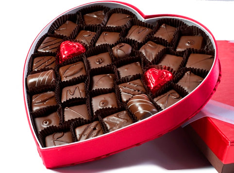 35 pc. Dark Chocolate Heart